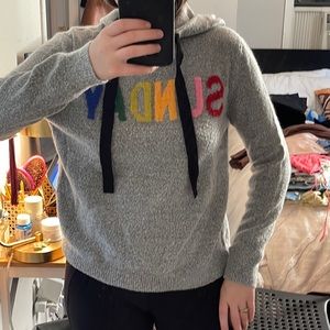 Grey Sunday hoodie